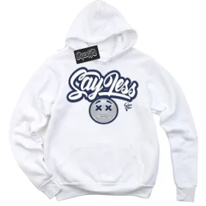 Wolf Grey Midnight Navy 1s Sneaker Hoodie Say Less Graphic