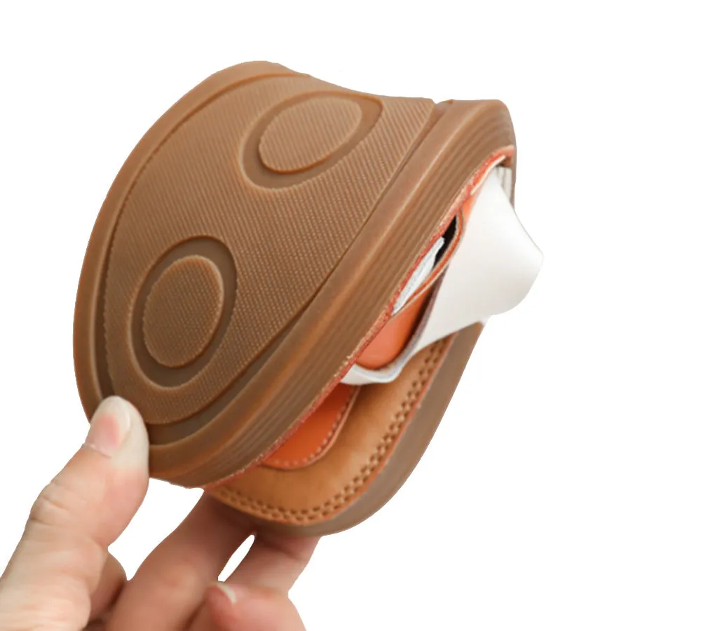 Women Flat Slides Open Toe Woven Ultra Soft Sandals