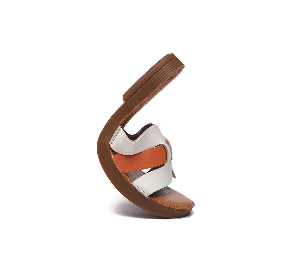 Women Flat Slides Open Toe Woven Ultra Soft Sandals