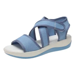 Women Sandals Breathable Flat Shoes Soft Mesh Summer Shoes