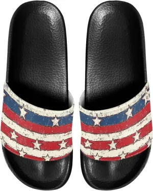 Womens Sandals Water-Resistant Slides Light Soft EVA Rocking Slippers Summer Slide Slippers for Women Indoor Slippers