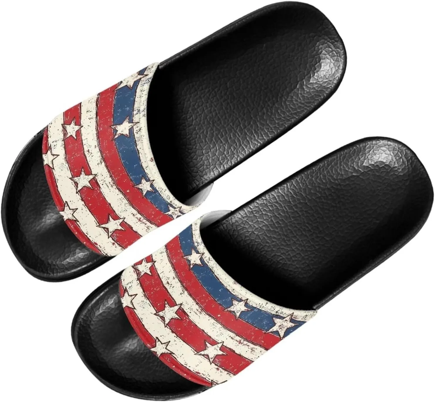 Womens Sandals Water-Resistant Slides Light Soft EVA Rocking Slippers Summer Slide Slippers for Women Indoor Slippers
