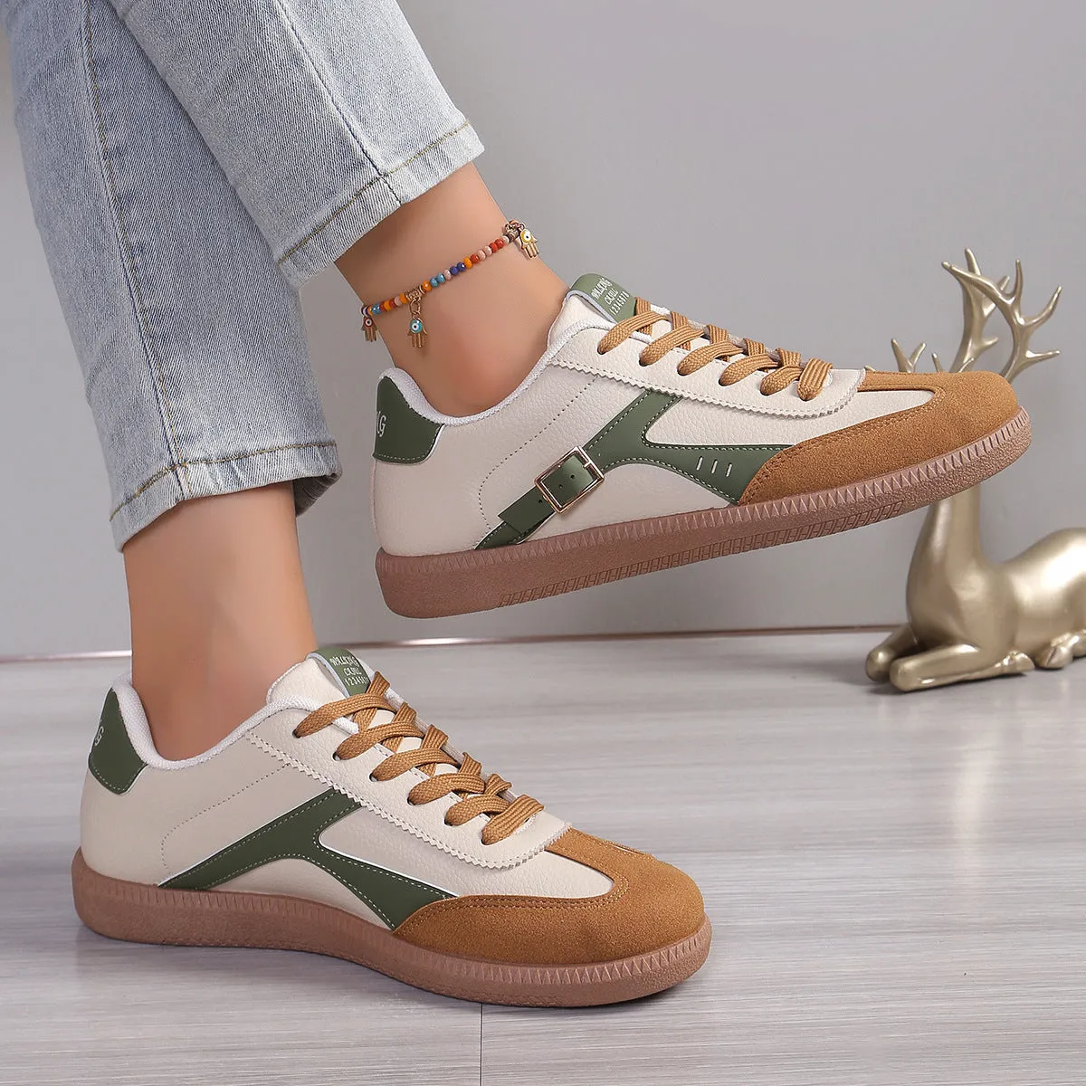 Women's Shoes Plus Size German Training Shoes Classic Round Toe