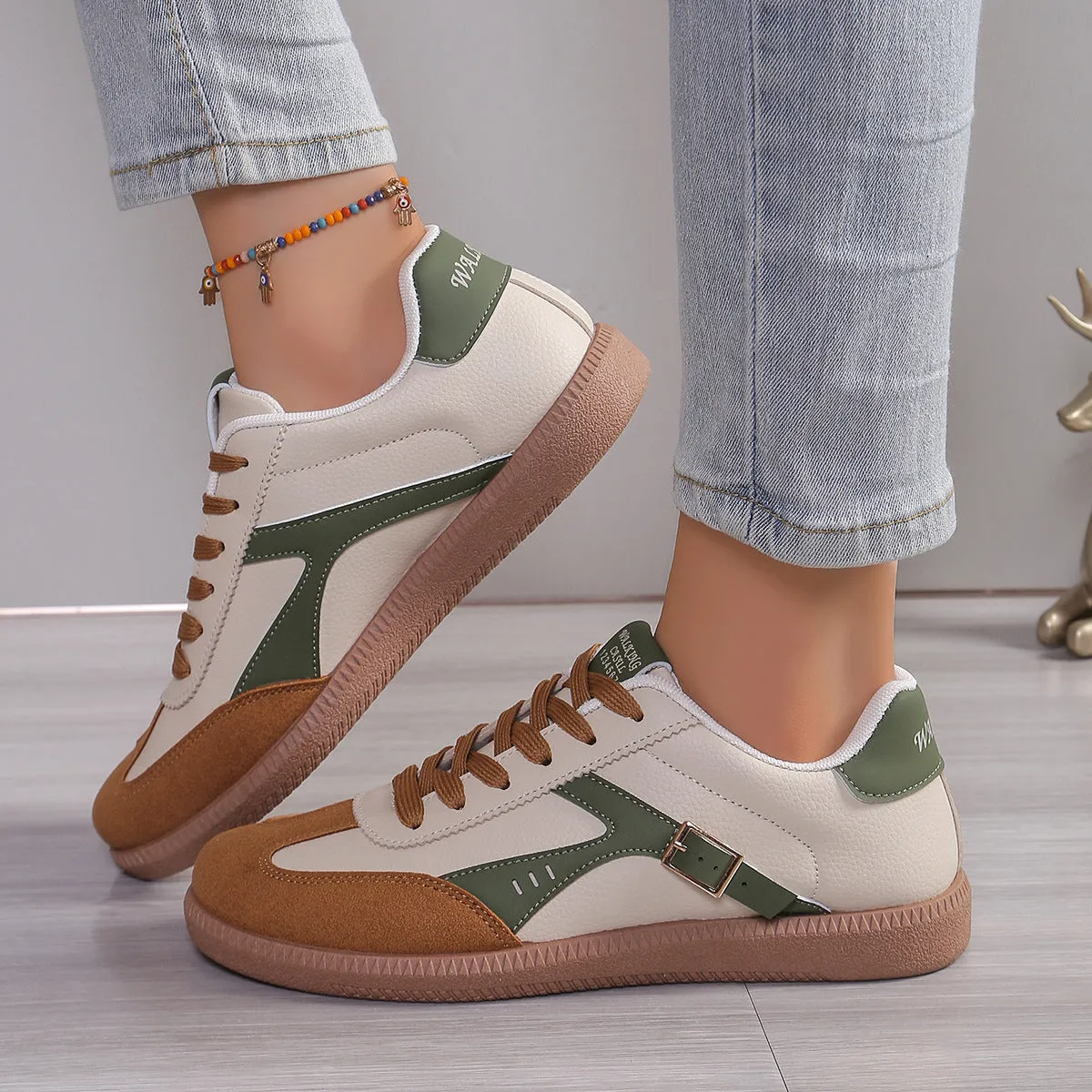 Women's Shoes Plus Size German Training Shoes Classic Round Toe