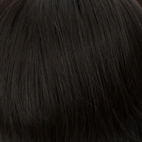Womens Synthetic Hairpiece ''Swirly''-2: Darkest Brown