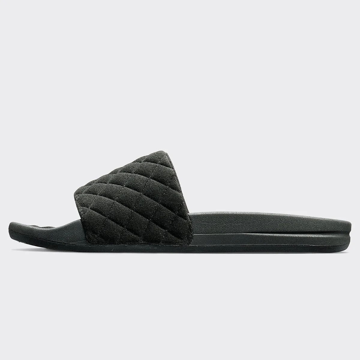 Women's | Vegan Suede Lusso Slide Black