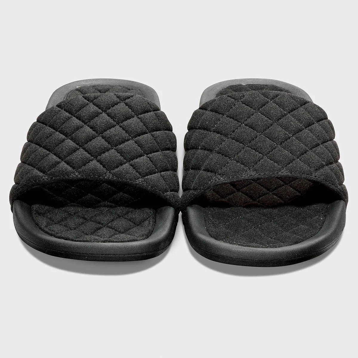 Women's | Vegan Suede Lusso Slide Black