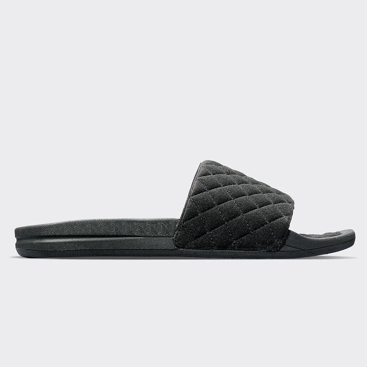Women's | Vegan Suede Lusso Slide Black