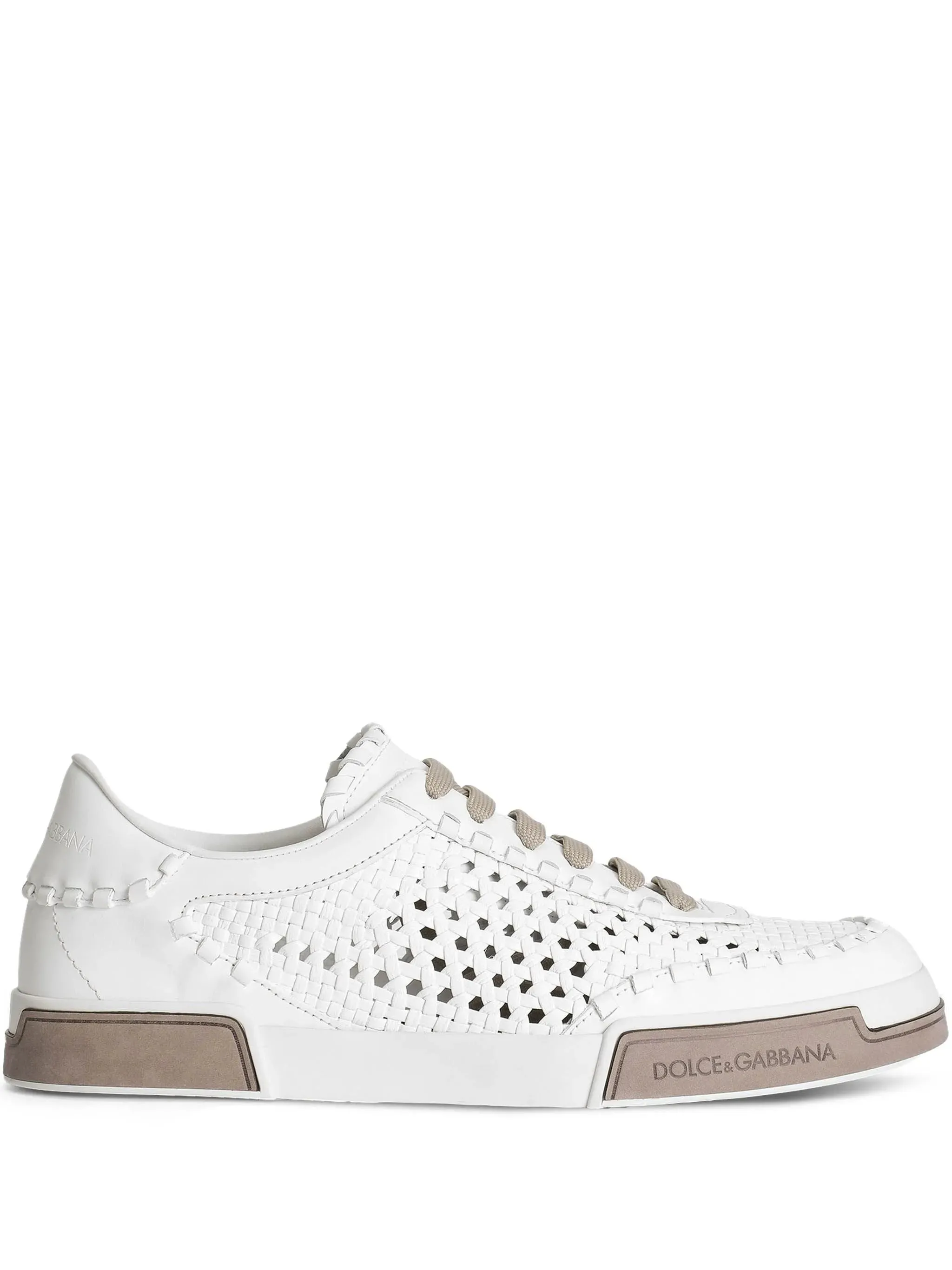 Woven Leather Sneakers