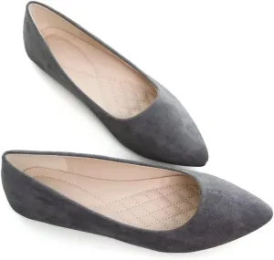 ZTWUTANG Women's Cute Round-Toe Flat Ballet Shoes Comfortable Dress Shoes for Walking